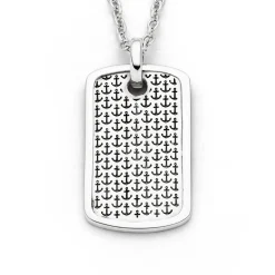 Anhänger Ankerplatz "Anker" rhodiniert