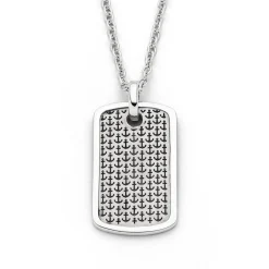 Anhänger Ankerplatz "Anker" rhodiniert