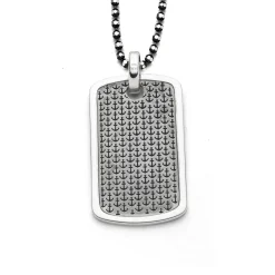 Anhänger "Ankerplatz" L oxidiert