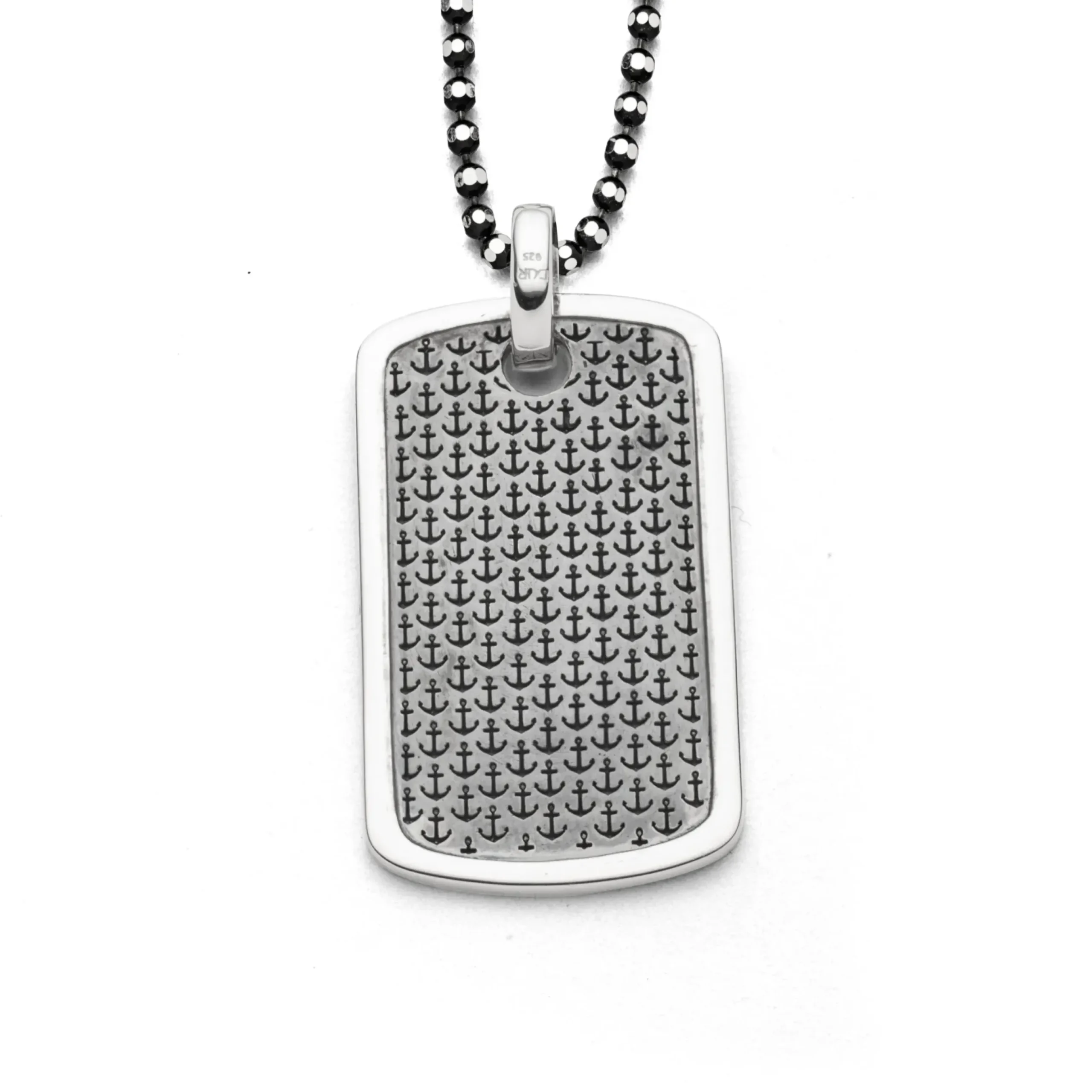 Anhänger "Ankerplatz" L oxidiert