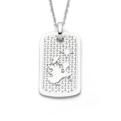 Anhänger Ankerplatz "Rügen"L rhodiniert