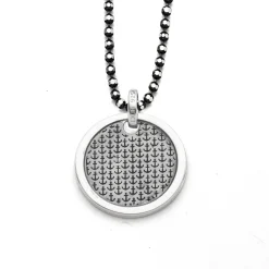 Anhänger "Ankerplatz" rund oxidiert