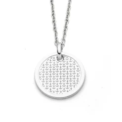 Anhänger "Ankerplatz" rund rhodiniert