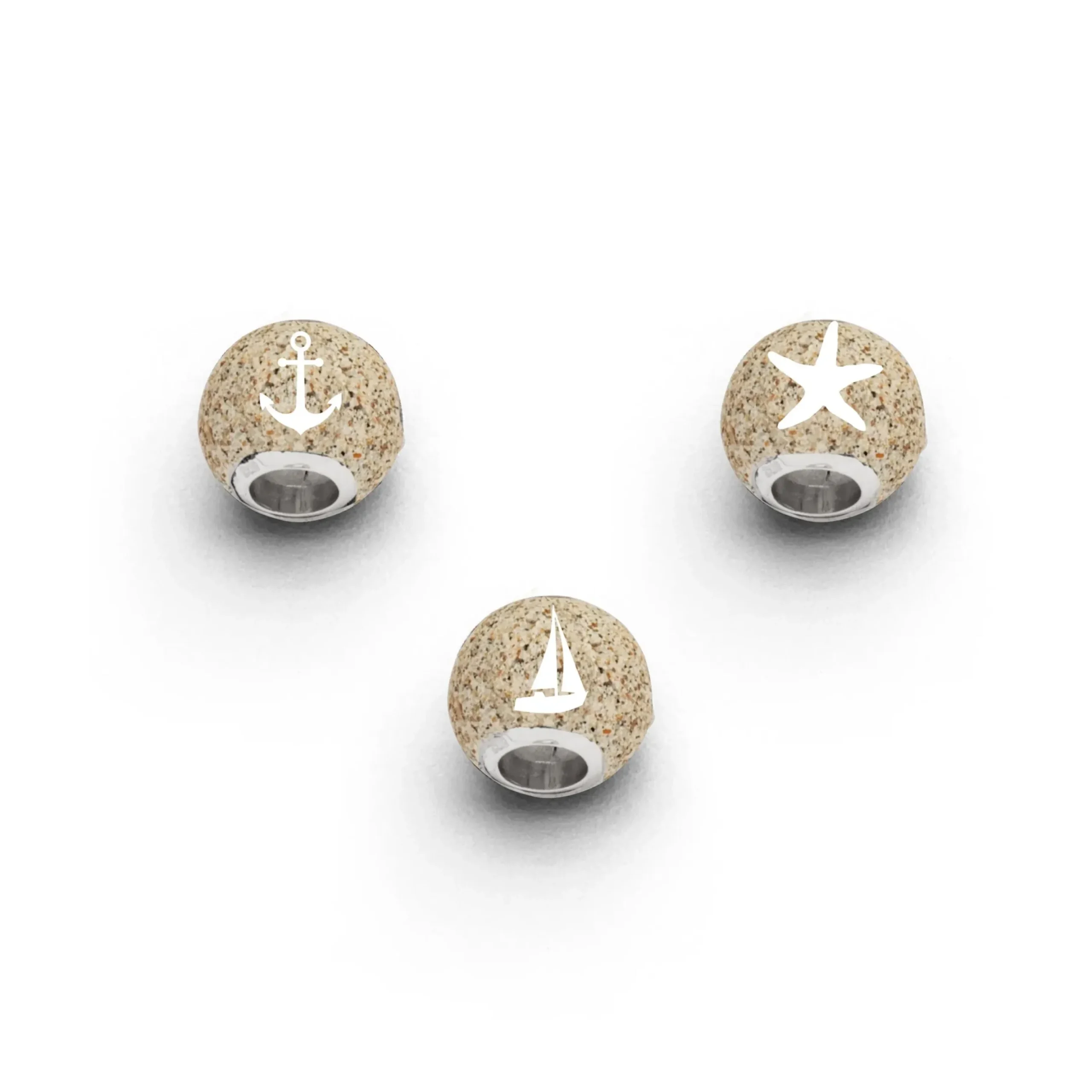 Anhänger Bead "Wechselperle 2.0" Strandsand