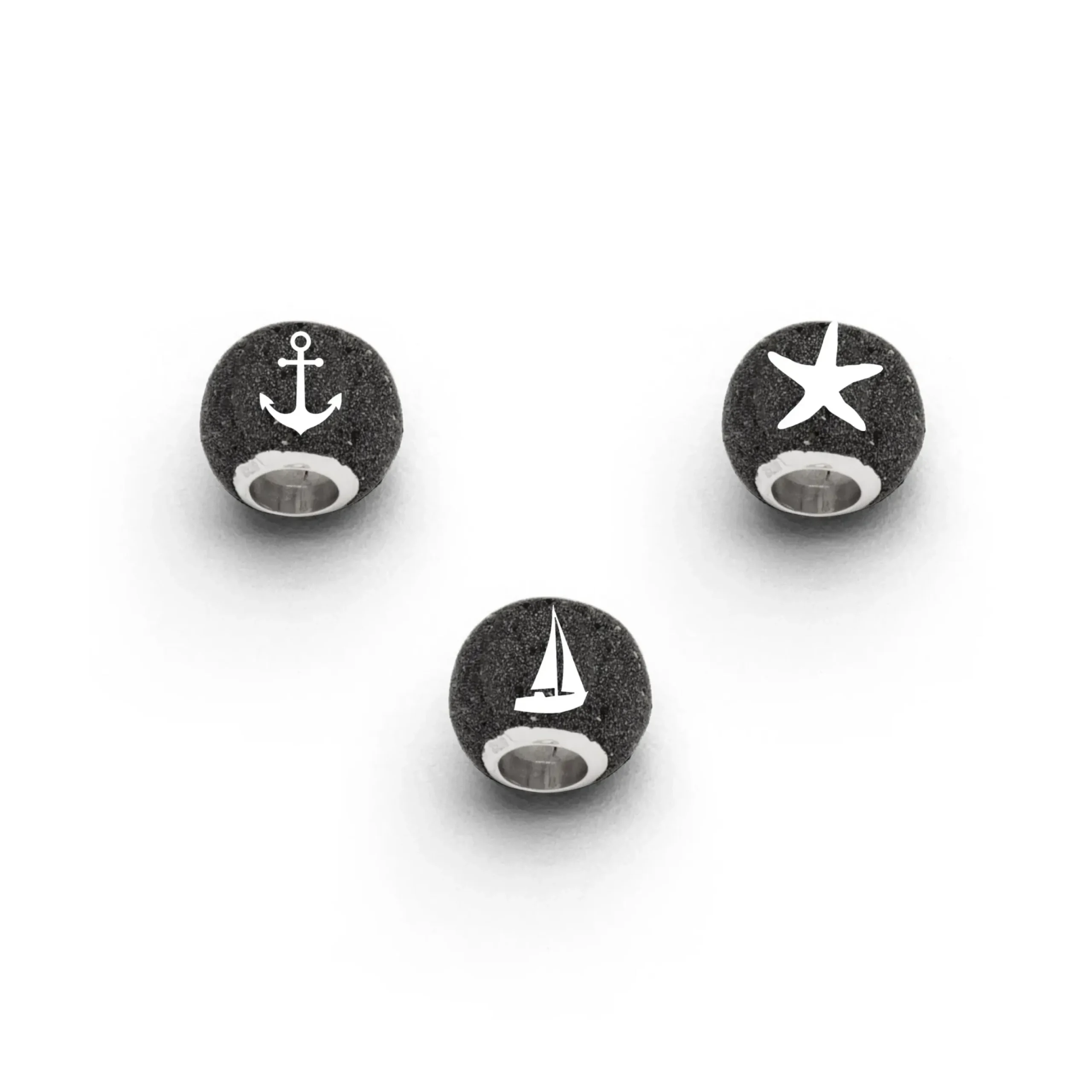 Anhänger Bead "Wechselperle 2.0" Lavasand