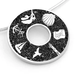 Anhänger  "Donut Ostsee" Lavasand