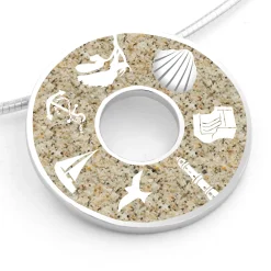 Anhänger  "Donut Ostsee" Strandsand