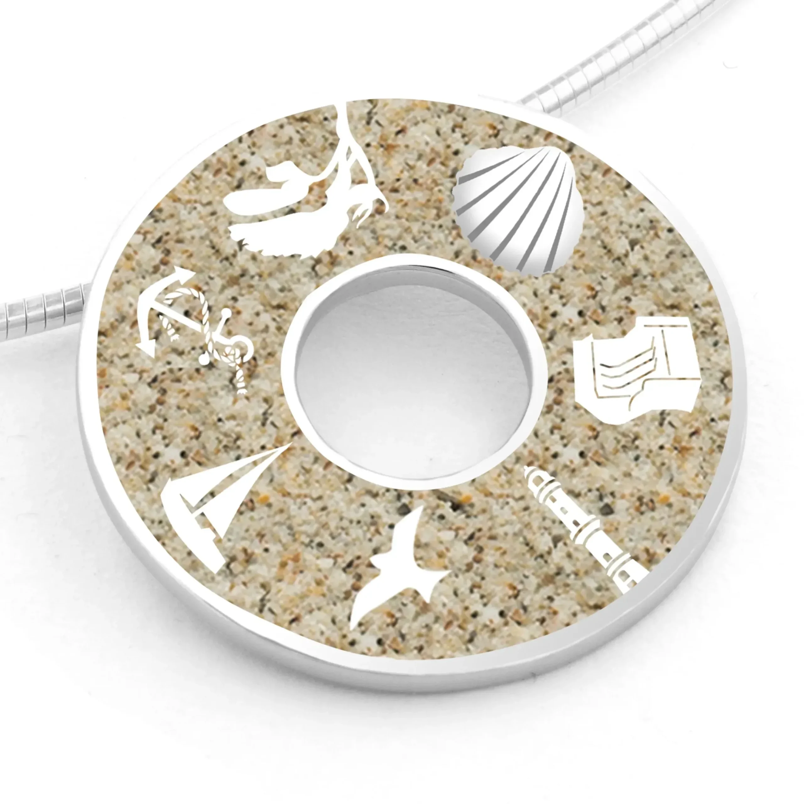 Anhänger "Donut Ostsee" Strandsand