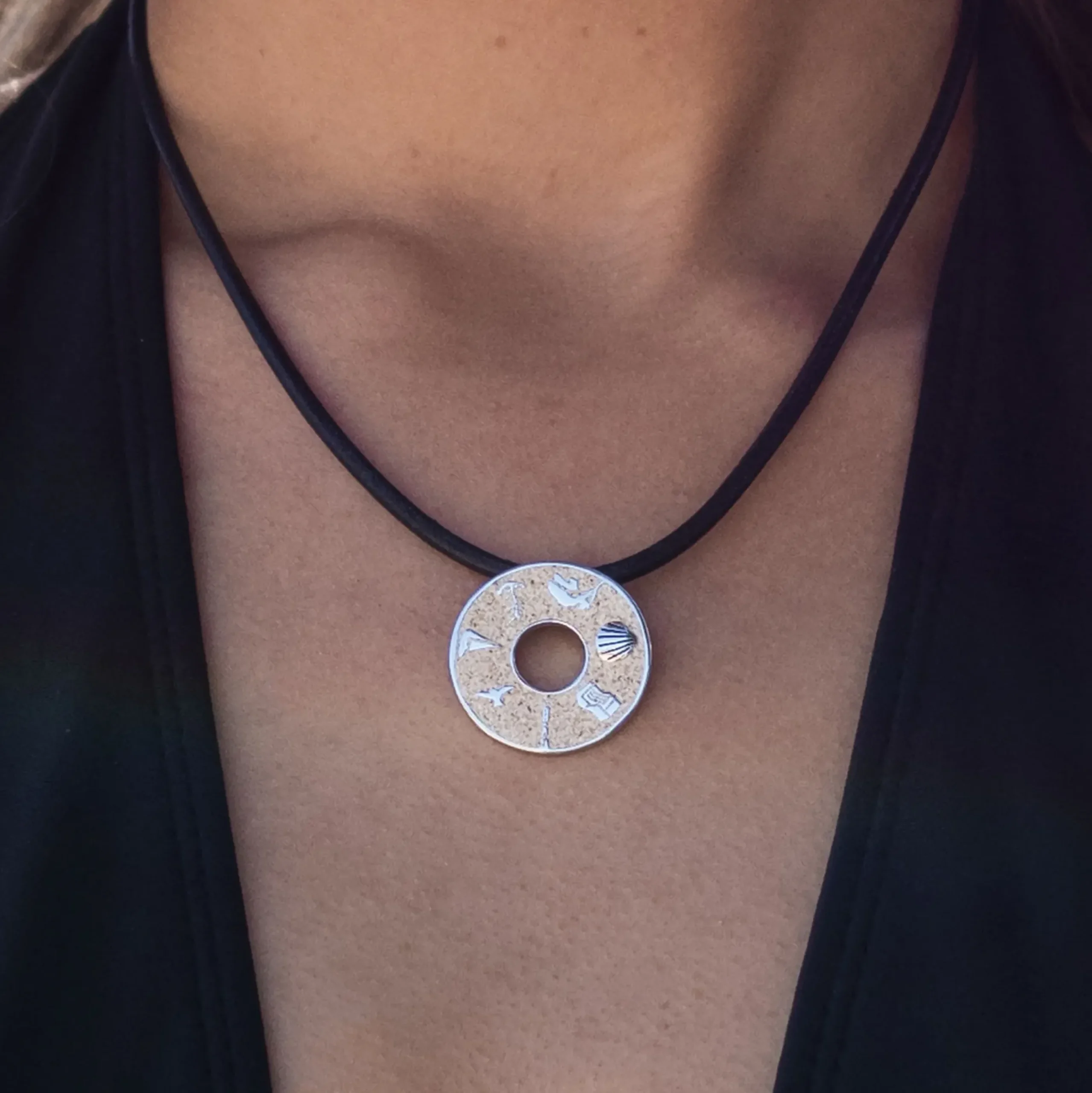 Anhänger "Donut Ostsee" Strandsand