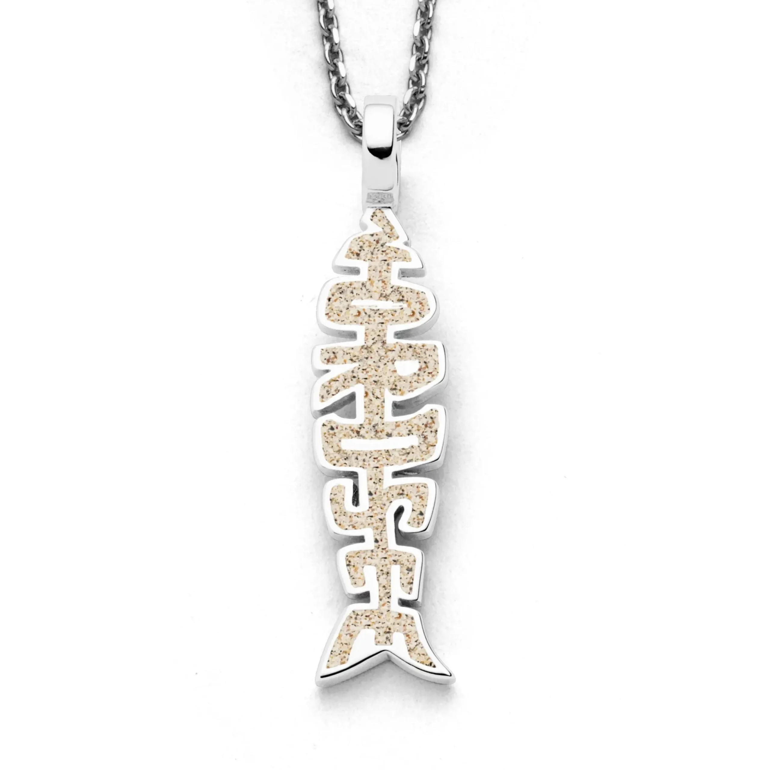 Anhänger Fischgräte Nordsee Strandsand