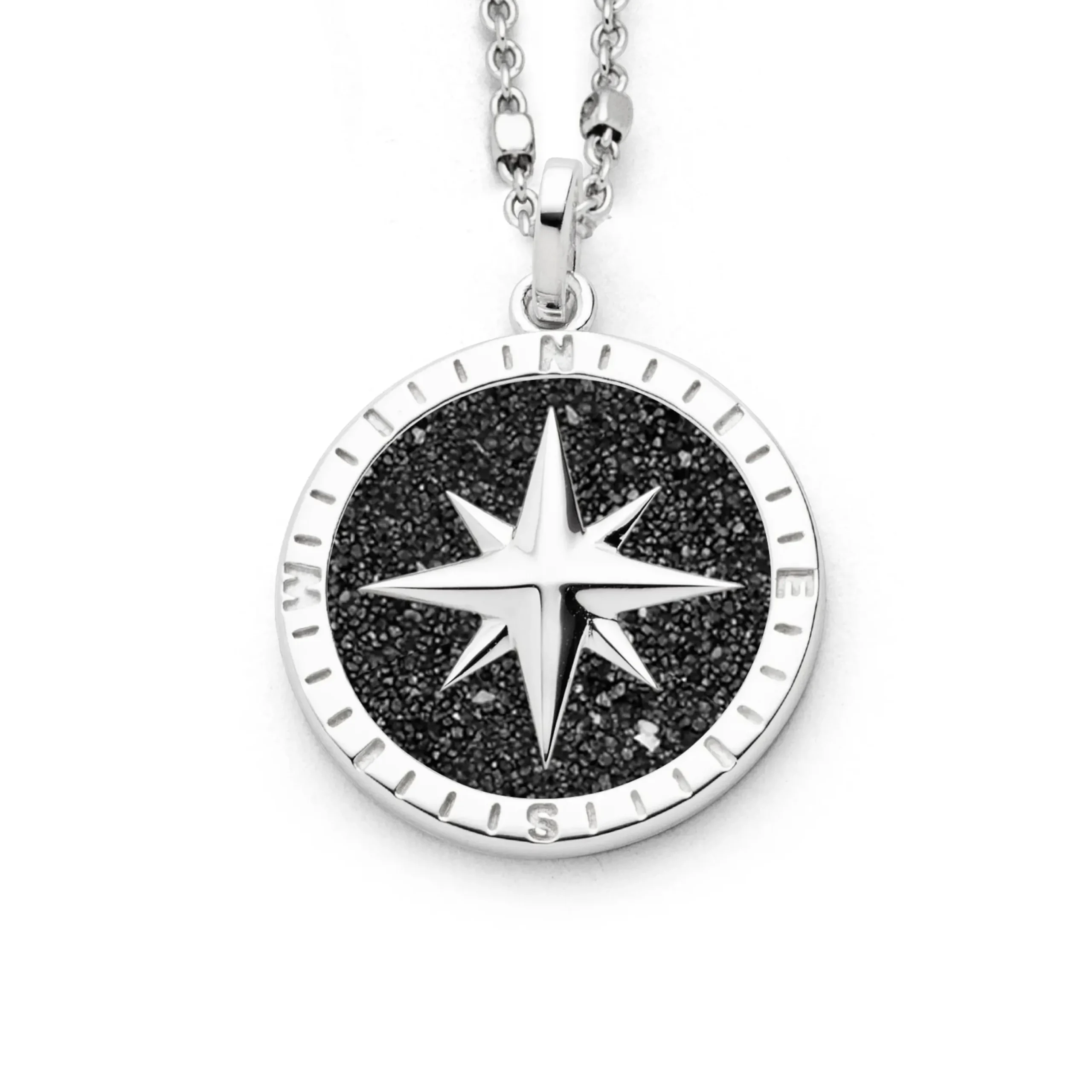 Anhänger "Kompassrose 2.0" Lavasand