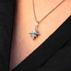 Anhänger "Kompassrose" Lavasand