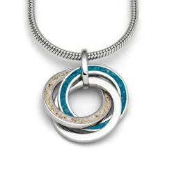 Anhänger "Marina 2.0 "blauer Steinsand