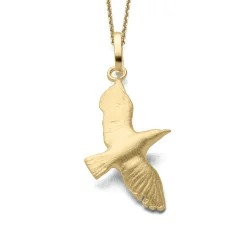 Anhänger "Möwe" vergoldet