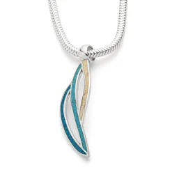 Anhänger "Ocean Stream" Strandsand/blauer Steinsand