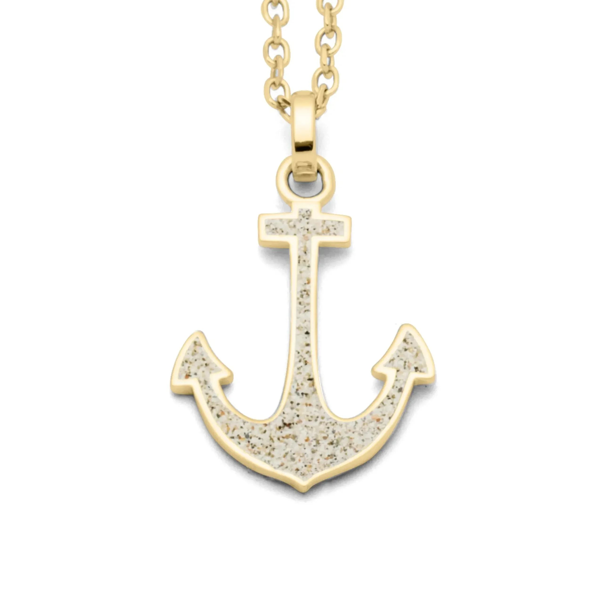 Anhänger "Sandanker" vergoldet