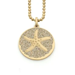 Anhänger "Seestern 2.0" vergoldet