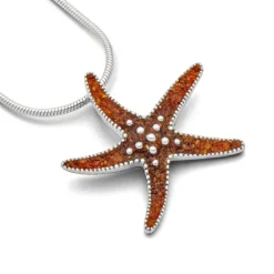 Anhänger "Seestern/Bernstein"