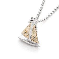 Anhänger "Segelboot" Strandsand