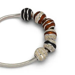 Anhänger Strandwelle "Bead" Lavasand