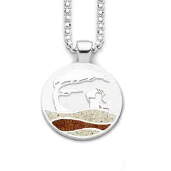 Anhänger Strandwellen "Küste" Strandsand/Bernsteinsand