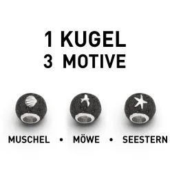 Anhänger "Wechselperle Lavasand"