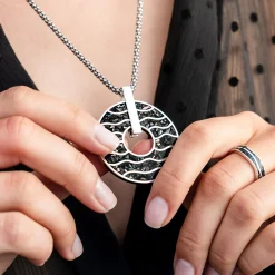 Anhänger "Wellen" Mosaik-Seeopal