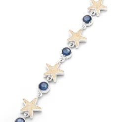 Armband "Sandseestern/Kyanit" Strandsand