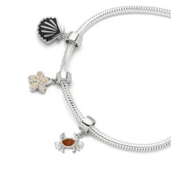 Charm "Muschel" Lavasand