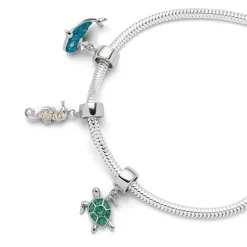 Charm "Walfisch" Blauer Steinsand