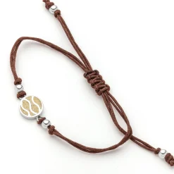 Cotton-Arm. "Strandwellen" Strandsand 925er Silber