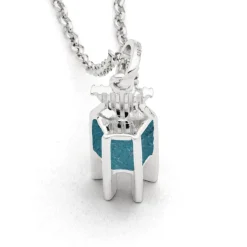 Kette "Kap Norderney" Steinsand blau