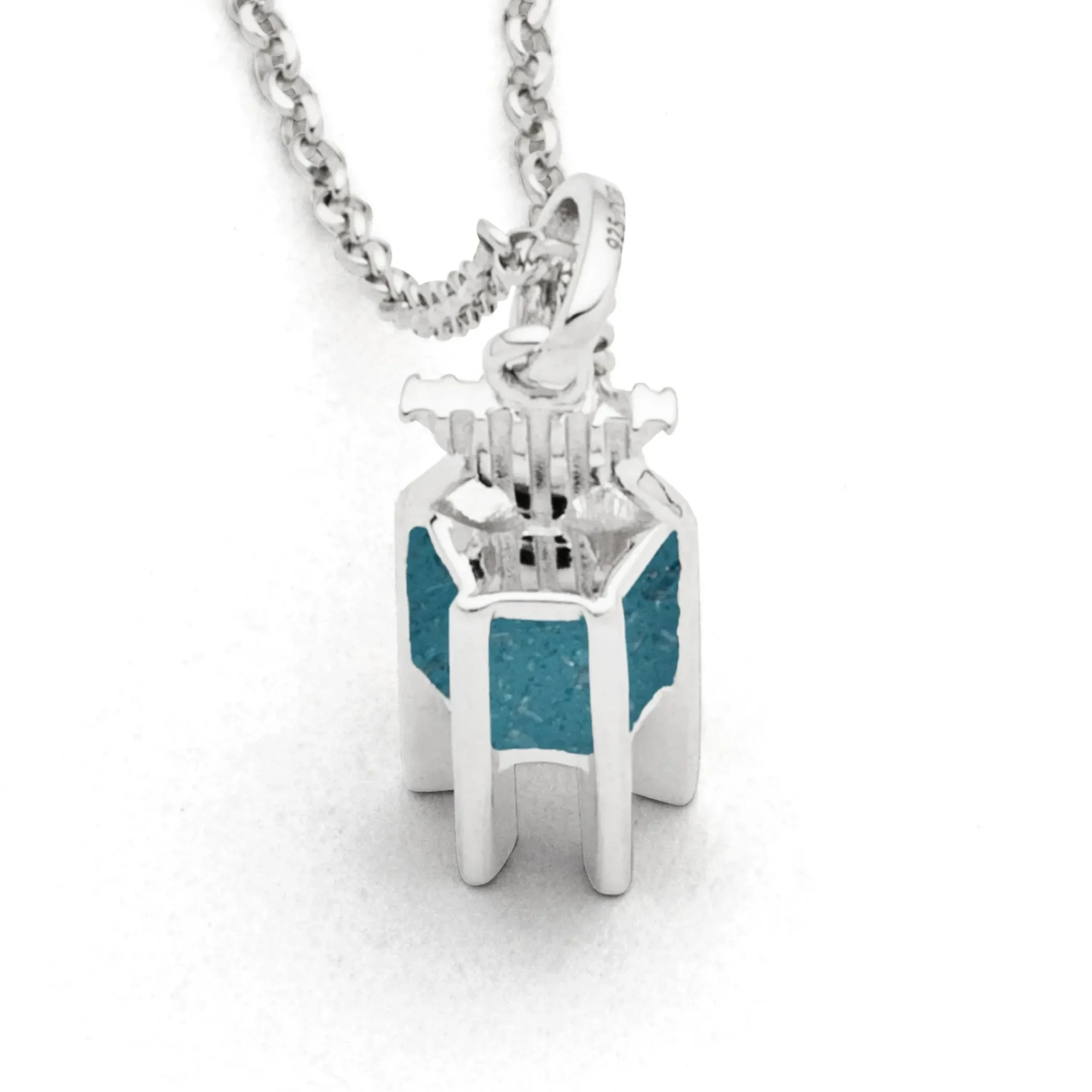 Kette "Kap Norderney" Steinsand blau