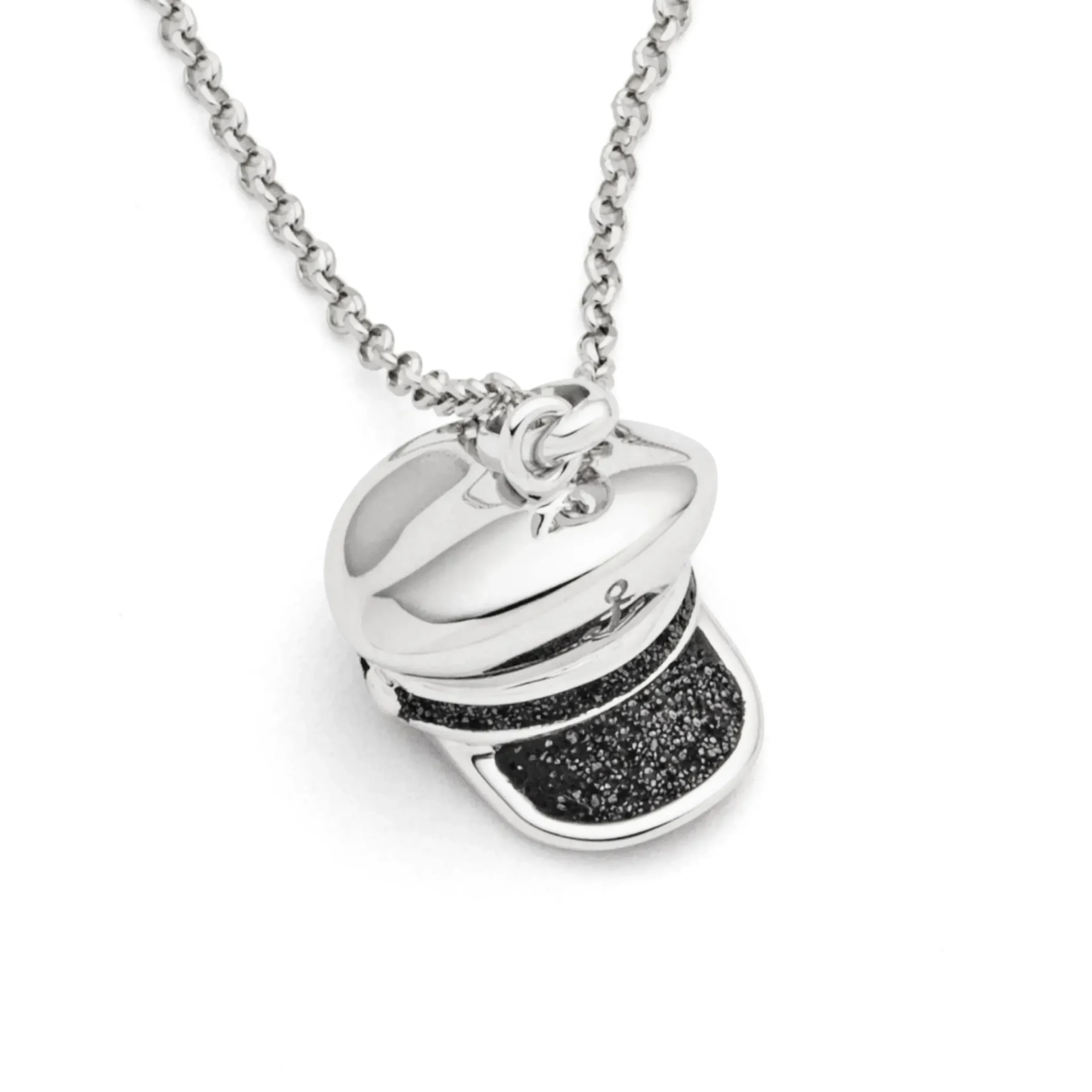 Kette "Kapitänsmütze" Lavasand