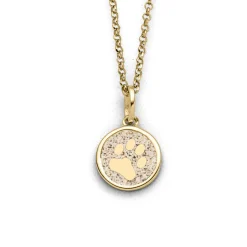 Kette "Lucky Dog" Strandsand vergoldet