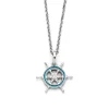 Kette "Steuerrad" Steinsand blau