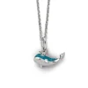 Kette "Walfisch" blauer Steinsand