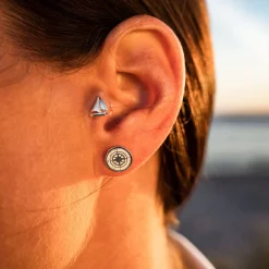 Ohrring "Kompass"