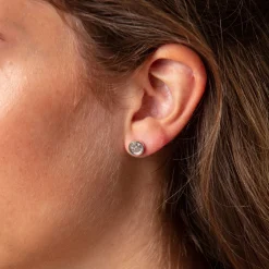 Ohrring "Lucky Dog" sandlos 8 mm