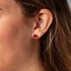 Ohrstecker "Mosaik-Koralle"