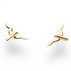 Ohrstecker "Möwe" vergoldet
