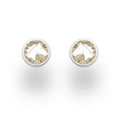 Ohrstecker "Pferdeglück" Strandsand