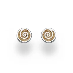 Ohrstecker ''Sandspirale 2.0"