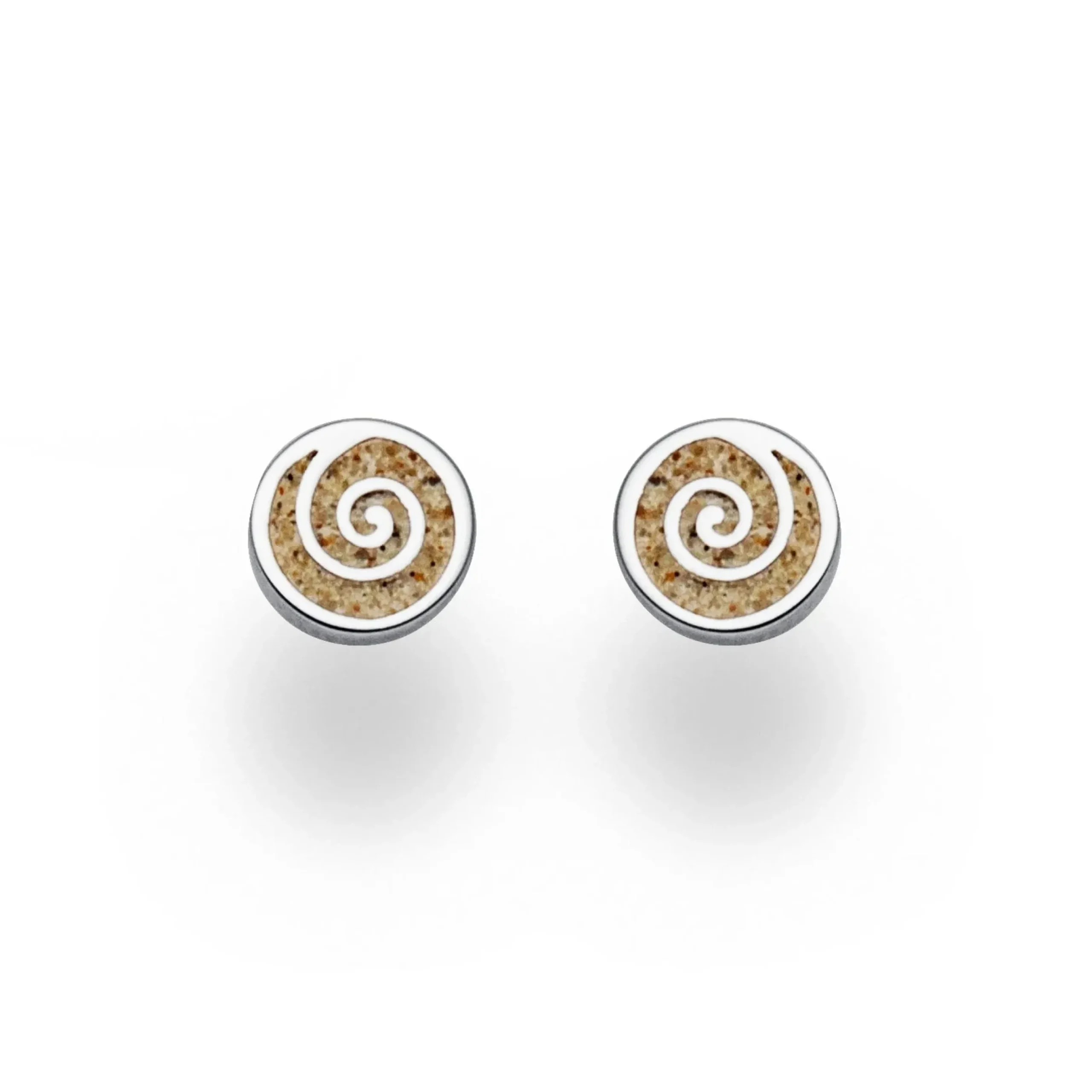 Ohrstecker ''Sandspirale 2.0"