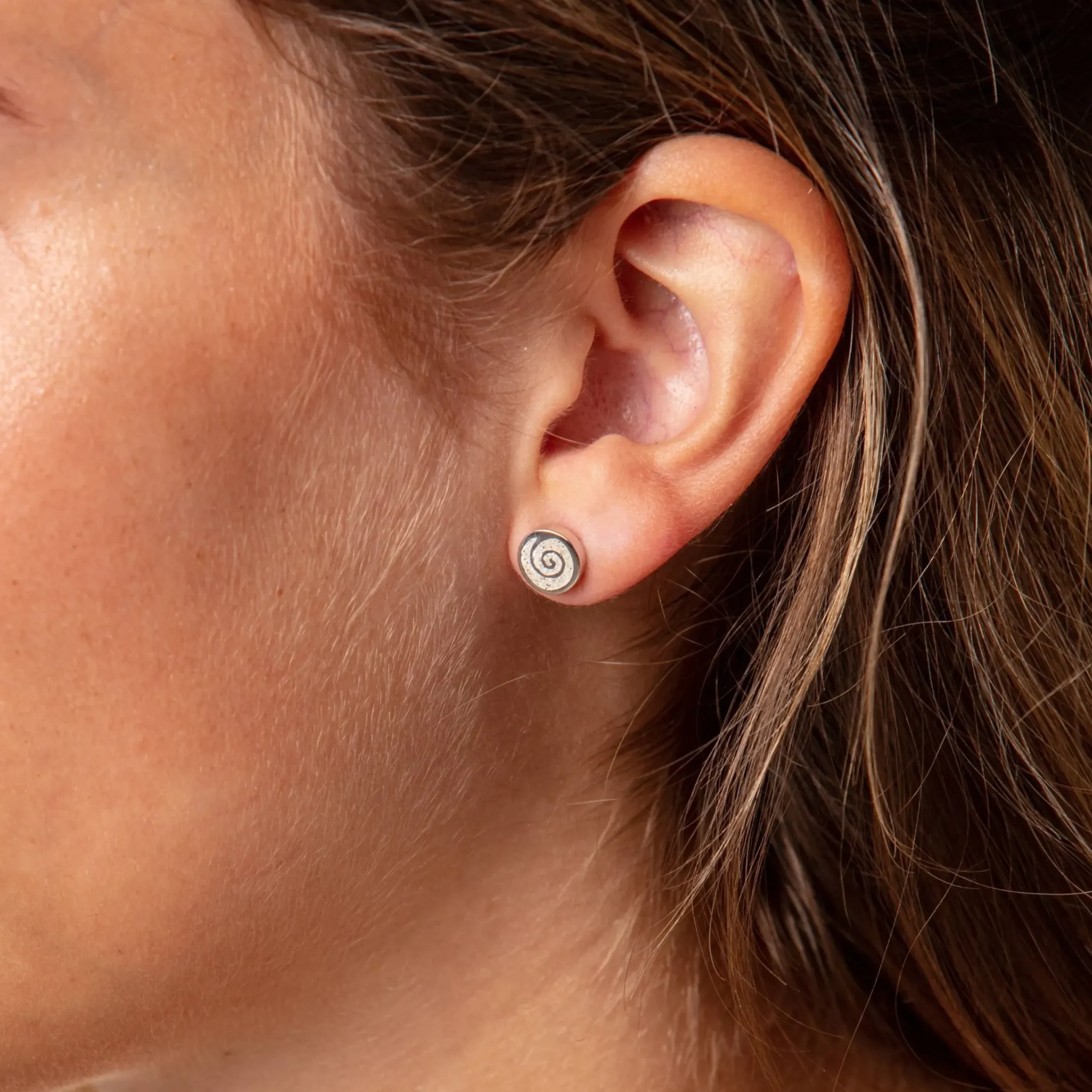 Ohrstecker ''Sandspirale 2.0"
