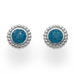 Ohrstecker "Strandzauber blau"