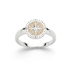 Ring "Kompassrose 2.0" Strandsand