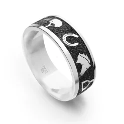 Ring "Pferdeglück" Lavasand