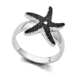 Ring "Seestern Lavasand"