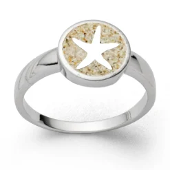 Ring "Seestern" Strandsand